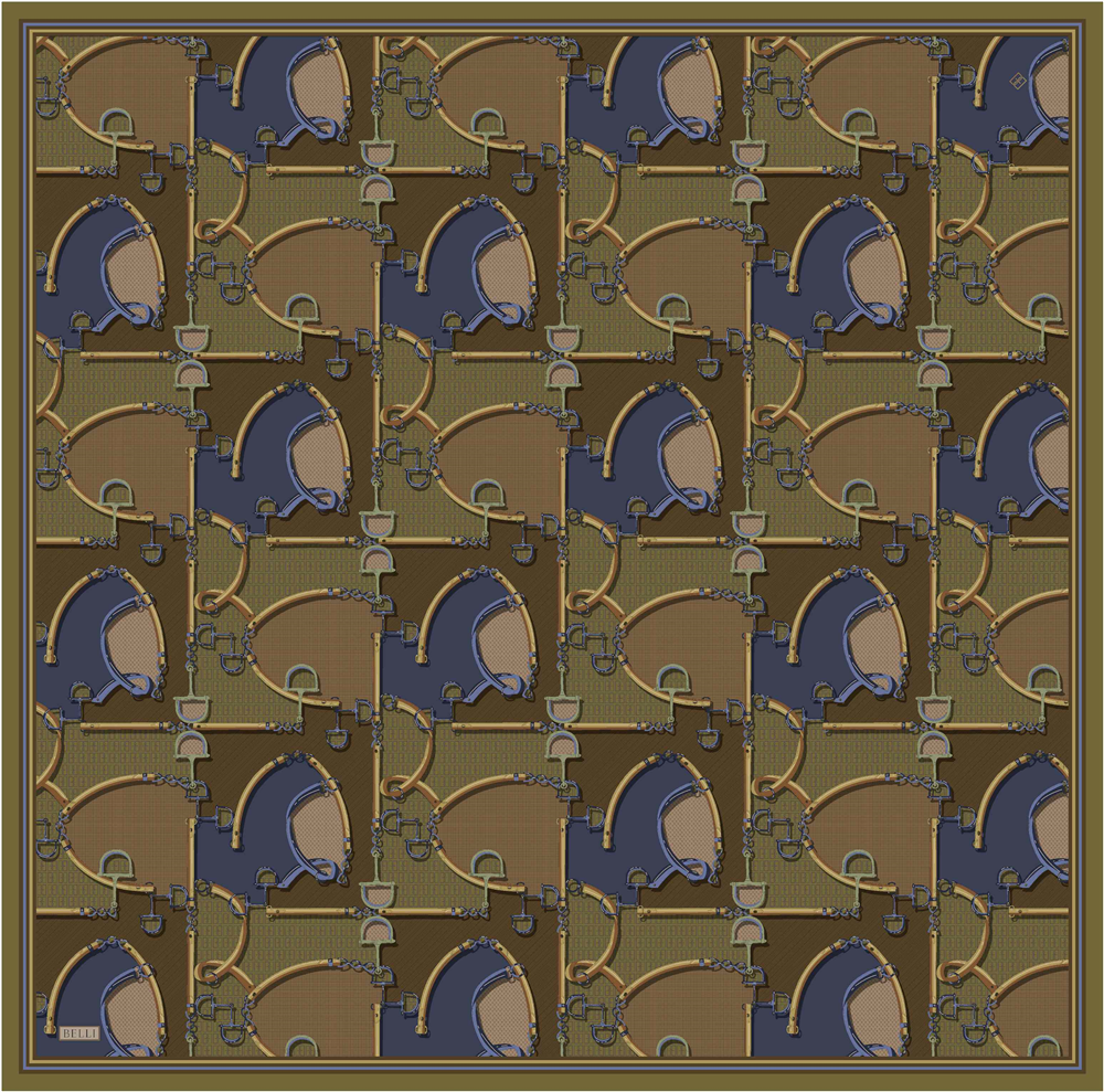 Belli 2026 - 2027 Sonbahar Kış Twill İpek Eşarp 4400D 81