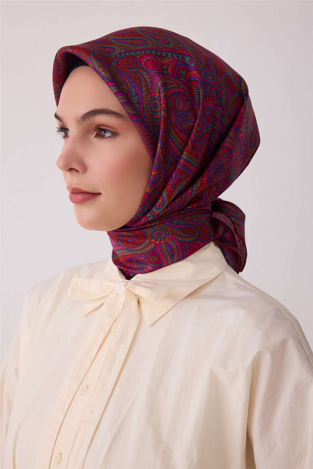 Belli 2026 - 2027 Sonbahar Kış Twill İpek Eşarp 4404D 03