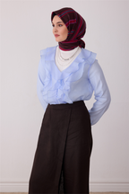 Belli 2026 - 2027 Sonbahar Kış Twill İpek Eşarp 4405D 80
