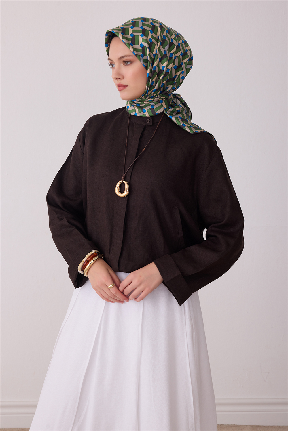 Belli 2026 - 2027 Sonbahar Kış Twill İpek Eşarp 4407D 84