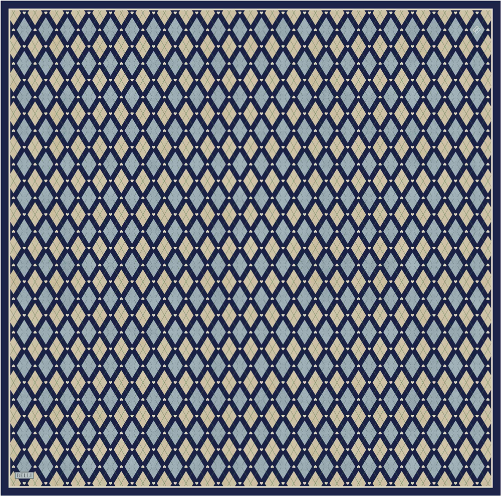 Belli 2026 - 2027 Sonbahar Kış Twill İpek Eşarp 4408D 81