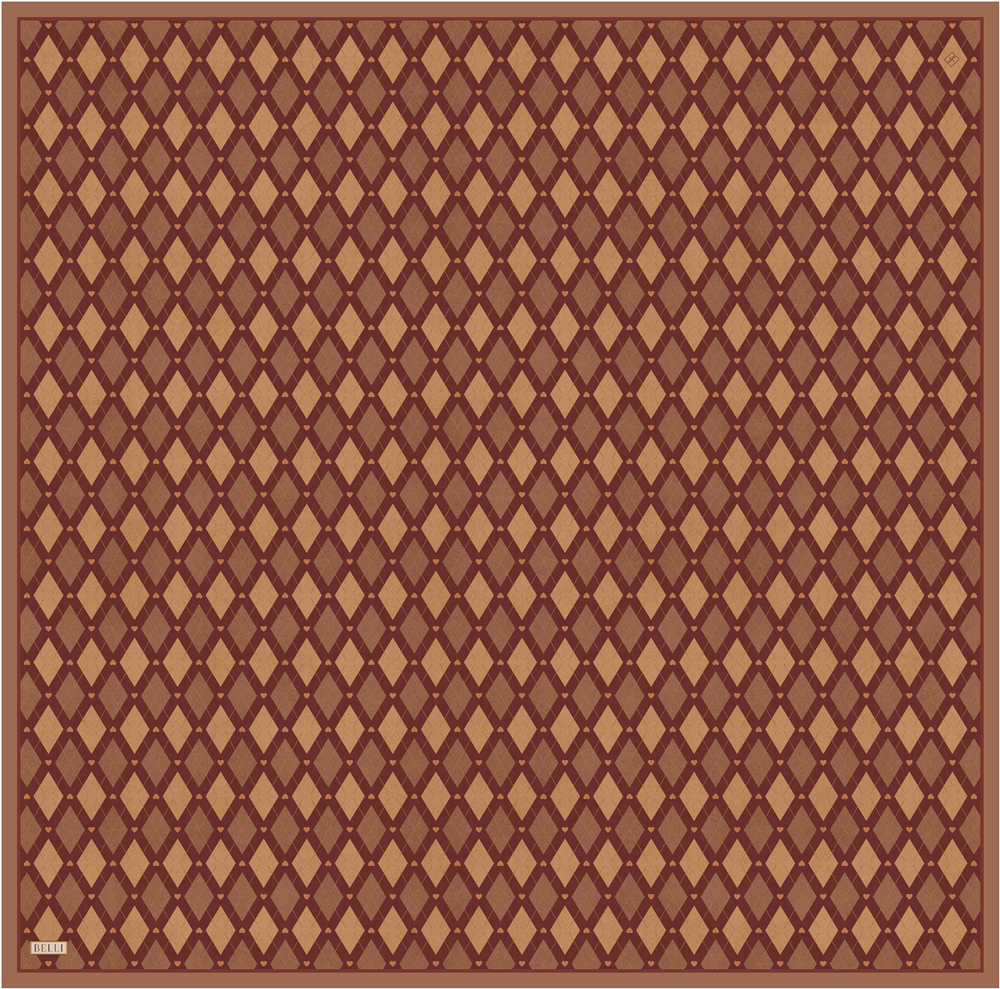 Belli 2026 - 2027 Sonbahar Kış Twill İpek Eşarp 4408D 83