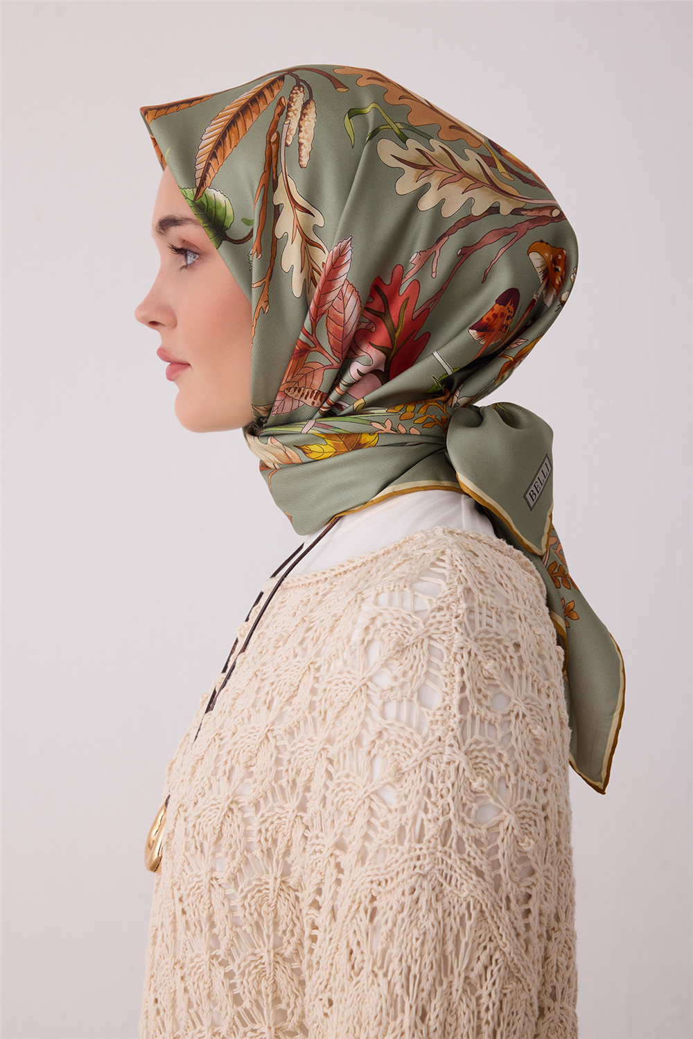Belli 2026 - 2027 Sonbahar Kış Twill İpek Eşarp 4412D 02