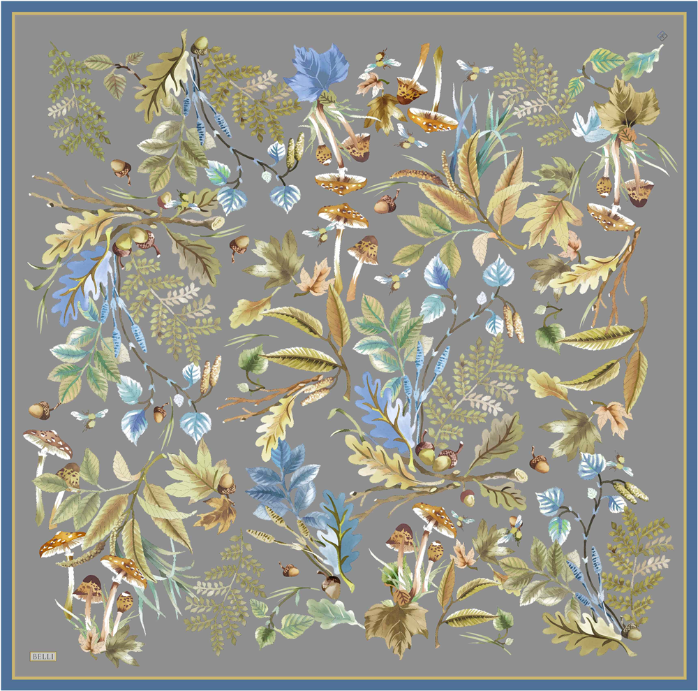 Belli 2026 - 2027 Sonbahar Kış Twill İpek Eşarp 4412D 31