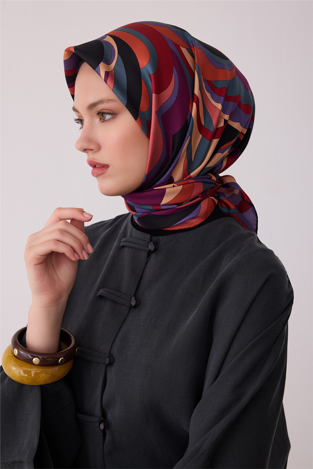 Belli 2026 - 2027 Sonbahar Kış Twill İpek Eşarp 4414D 80
