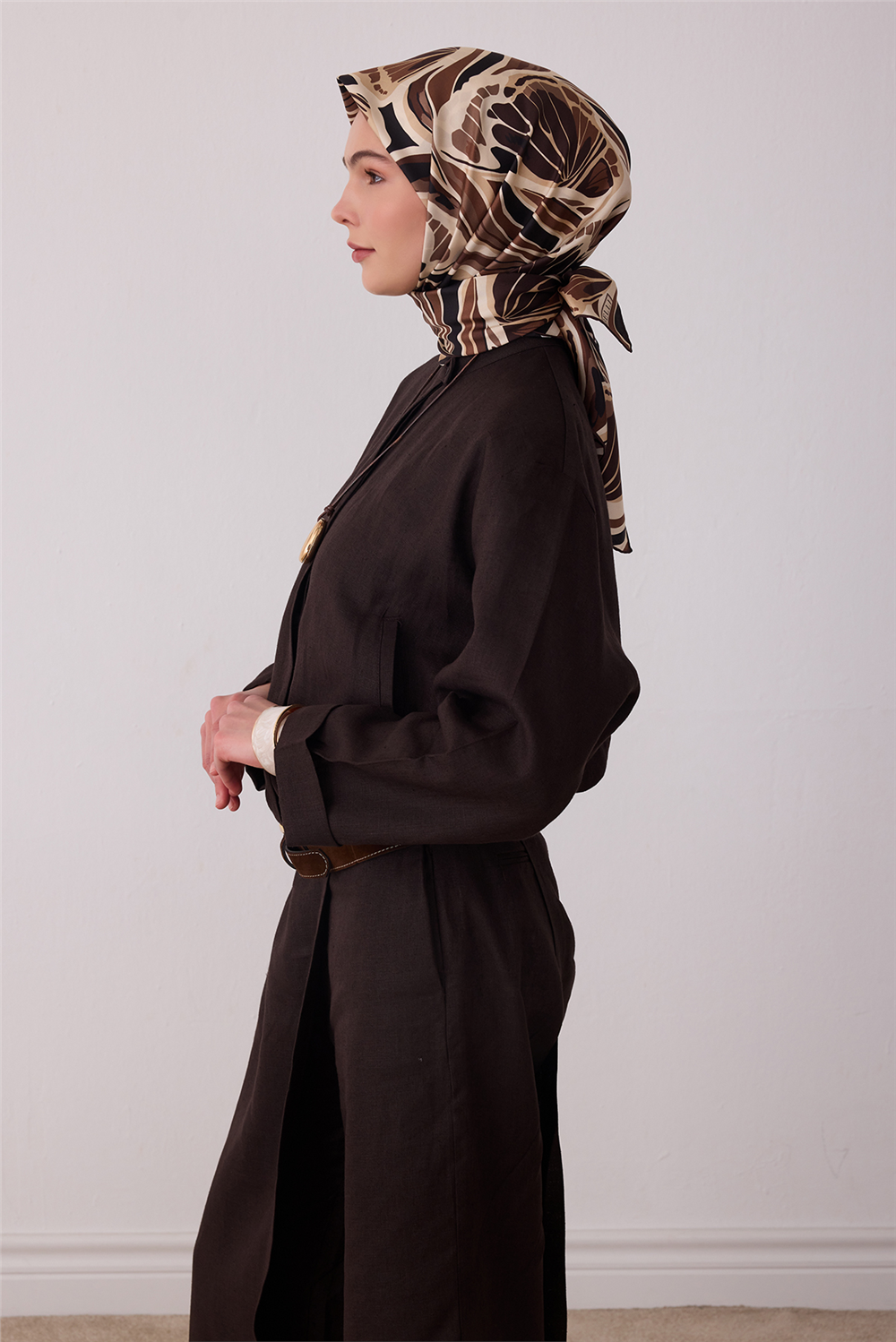 Belli 2026 - 2027 Sonbahar Kış Twill İpek Eşarp 4417D 60