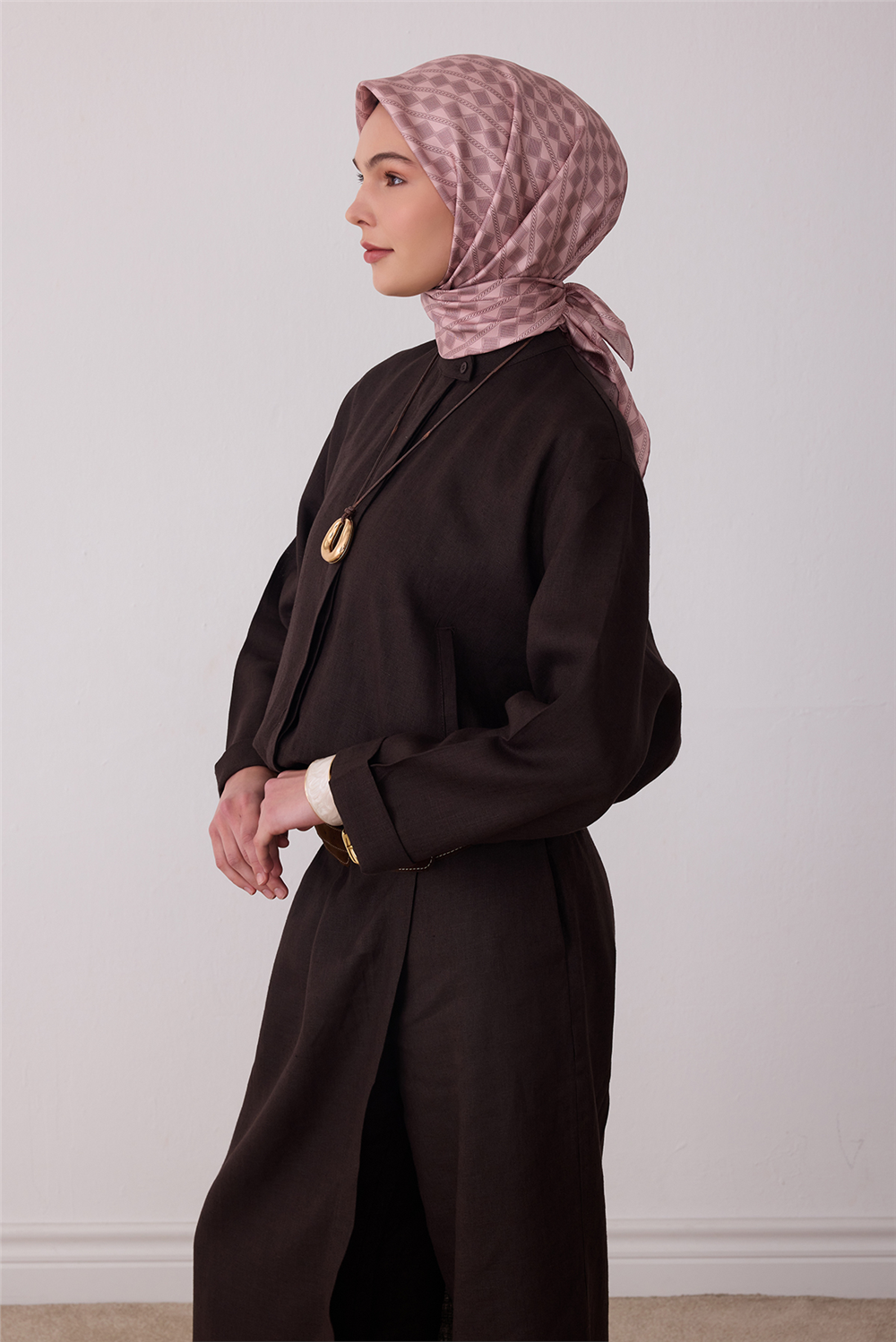 Belli 2026 - 2027 Sonbahar Kış Twill İpek Eşarp 4425D 02
