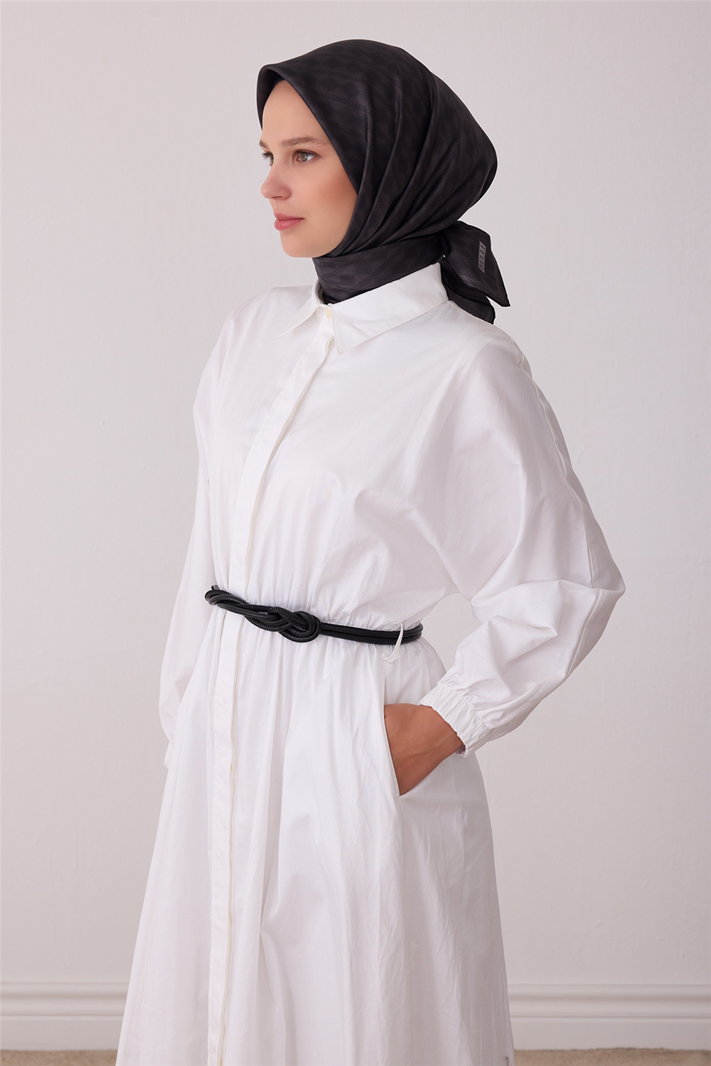 Belli 2026 - 2027 Sonbahar Kış Twill İpek Eşarp 4425D 80