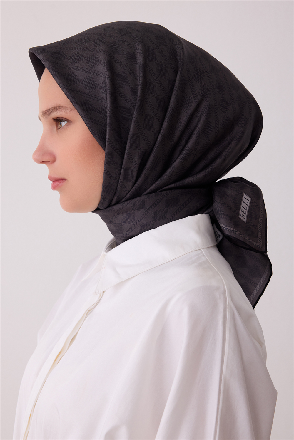 Belli 2026 - 2027 Sonbahar Kış Twill İpek Eşarp 4425D 80