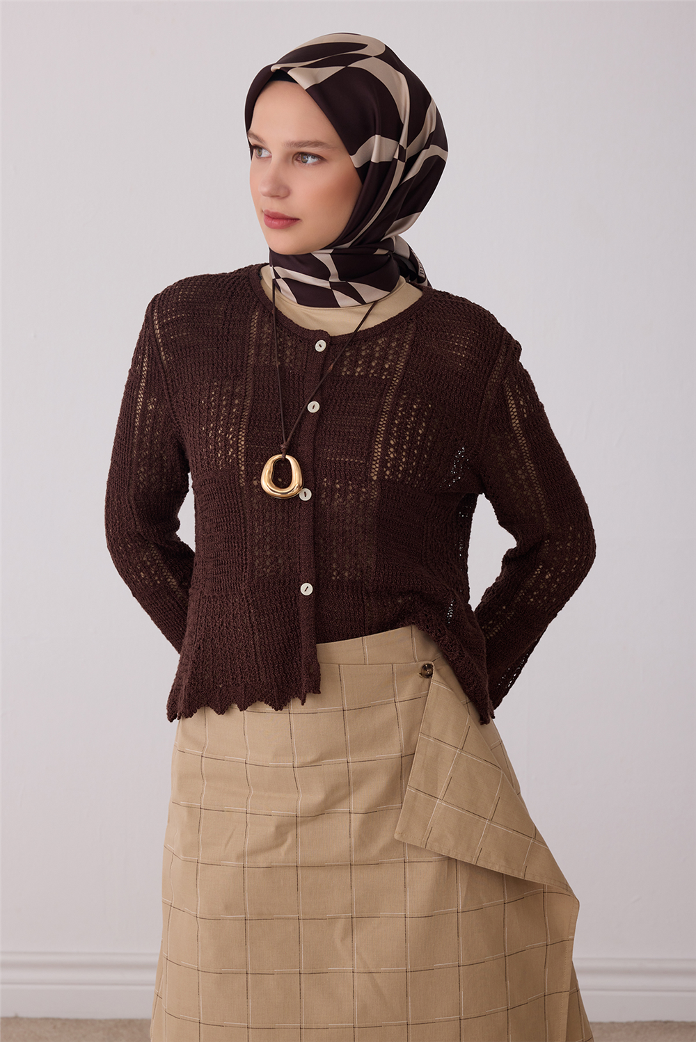 Belli 2026 - 2027 Sonbahar Kış Twill İpek Eşarp 4429D 33