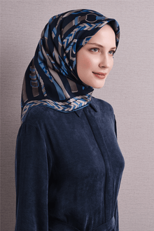 Armine 2027 Kış Sezonu Jakarlı İpek Eşarp 9607D 10
