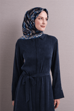 Armine Jakarlı İpek Eşarp 9607D 10 - Görsel 4