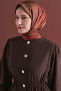 Armine Jakarlı İpek Eşarp 9647D 05 - Görsel 1