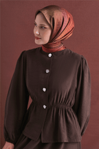 Armine Jakarlı İpek Eşarp 9647D 05 - Görsel 2