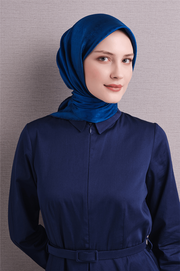 Armine Jakarlı İpek Eşarp 9647D 36 - Görsel 3