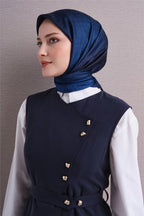 Armine Jakarlı İpek Eşarp 9647D 51 - Görsel 3