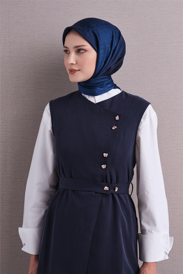 Armine Jakarlı İpek Eşarp 9647D 51 - Görsel 5