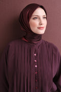 Armine Jakarlı İpek Eşarp 9647D 88 - Görsel 2