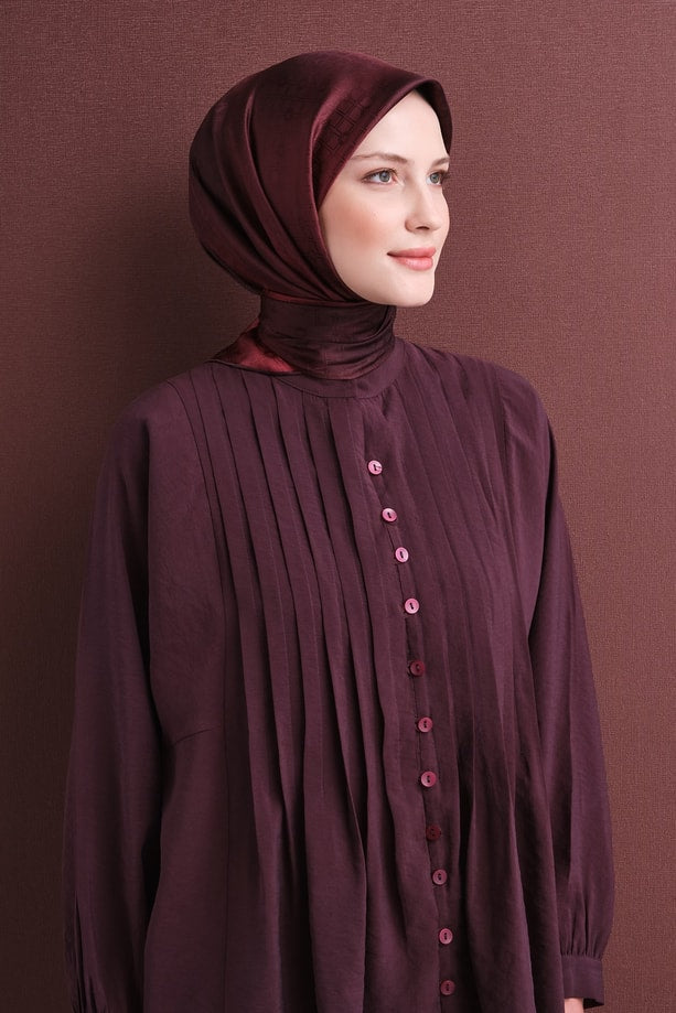 Armine Jakarlı İpek Eşarp 9647D 88 - Görsel 4