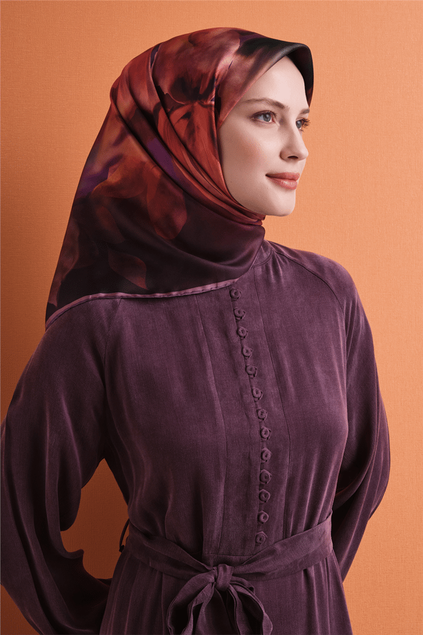 Armine Saf İpek Sura Eşarp 9603D 23 - Görsel 1