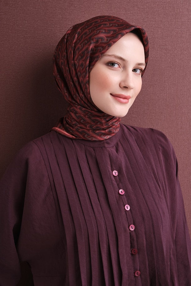 Armine Saf İpek Sura Eşarp 9604D 03 - Görsel 3