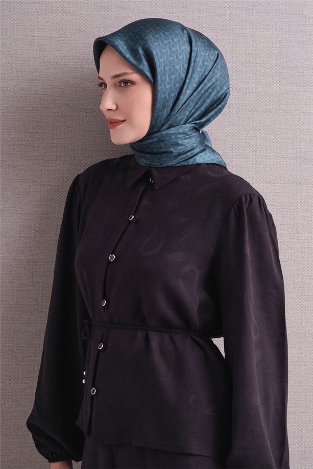 Armine Saf İpek Sura Eşarp 9622D 80 - Görsel 3