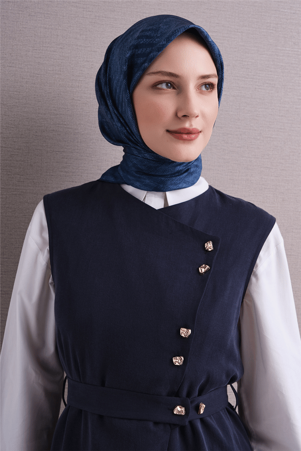 Armine Saf İpek Sura Eşarp 9628D 80 - Görsel 5