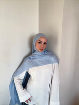 Harem Şal Pırlanta Halka Bebe Mavisi