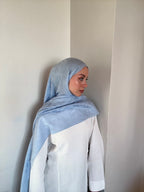 Harem Pırlanta Halka Şal Bebe Mavisi