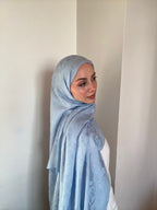 Harem Pırlanta Halka Şal Bebe Mavisi