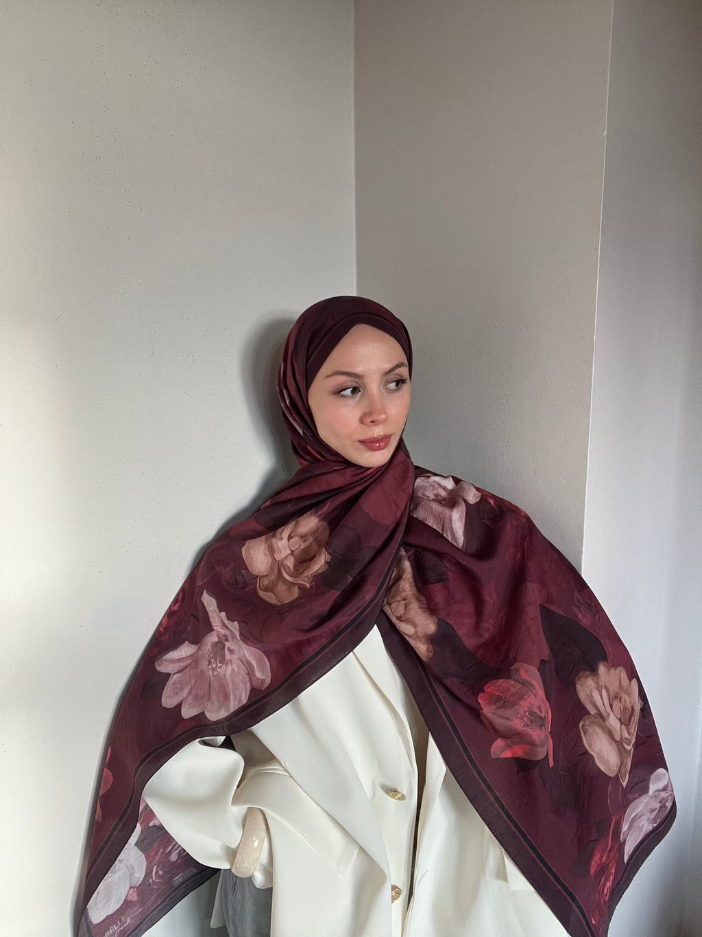Belli Fresh Lena Şal Bordo 4741