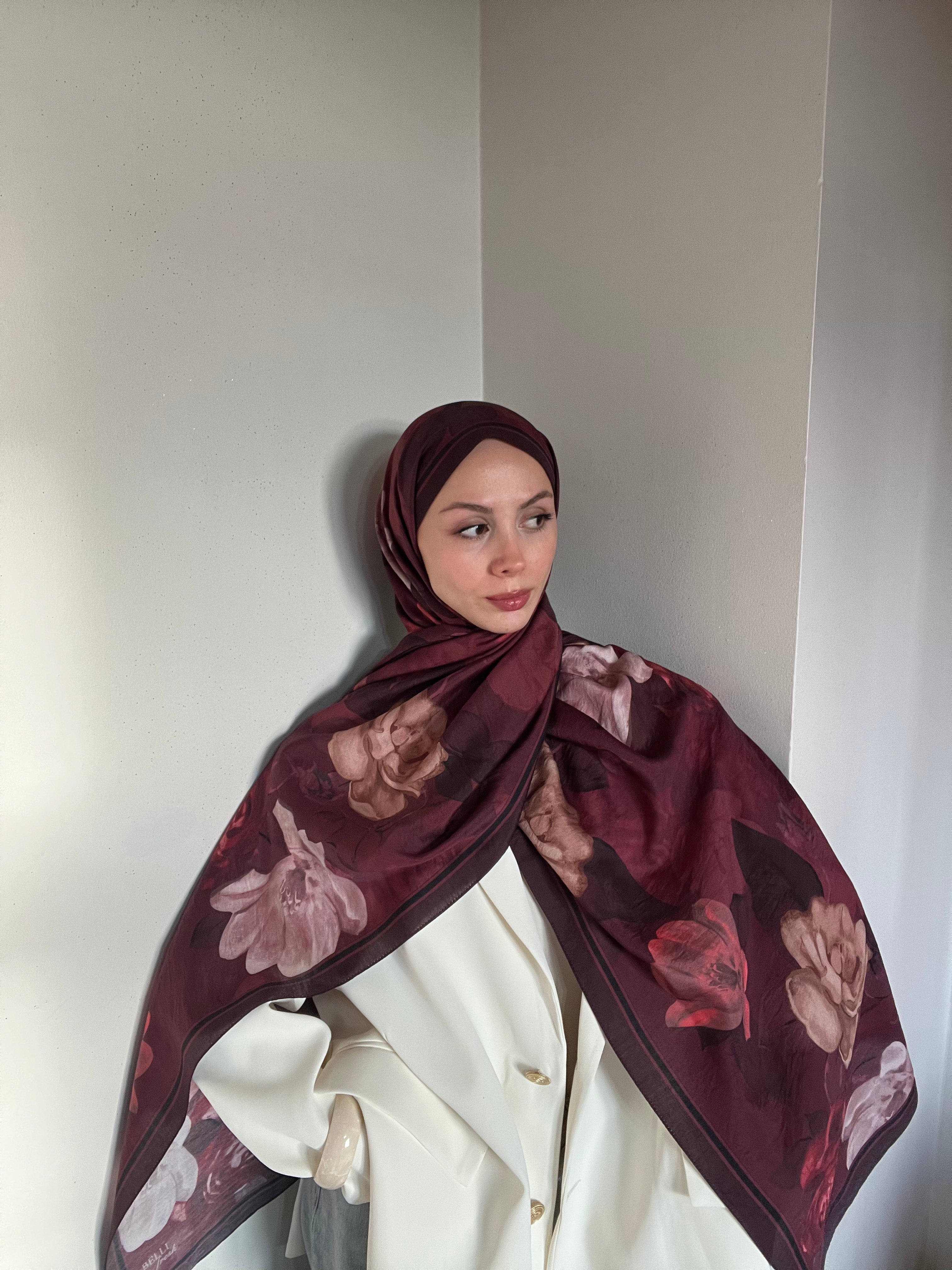 Belli Fresh Lena Şal Bordo 4741