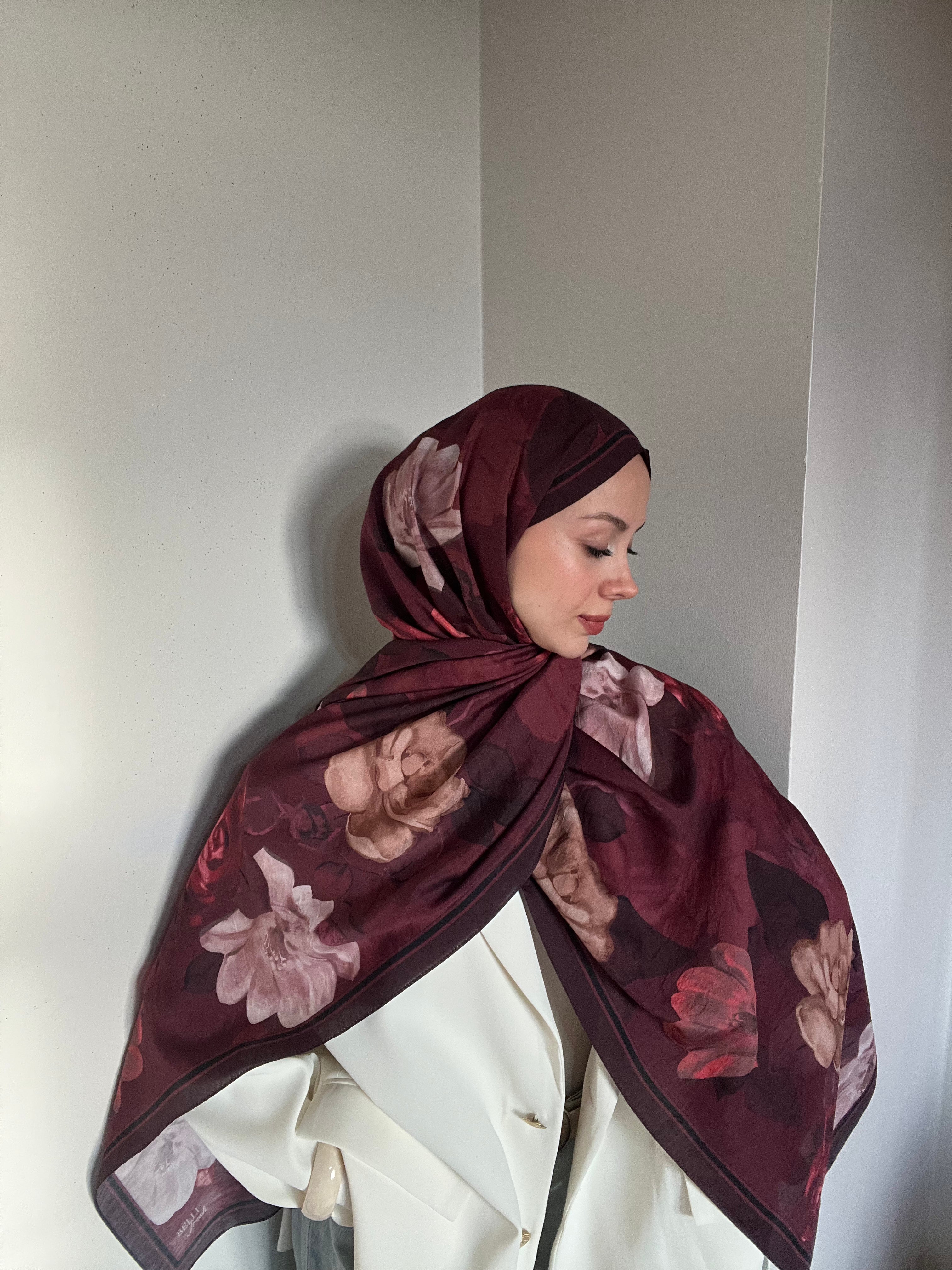 Belli Fresh Lena Şal Bordo 4741