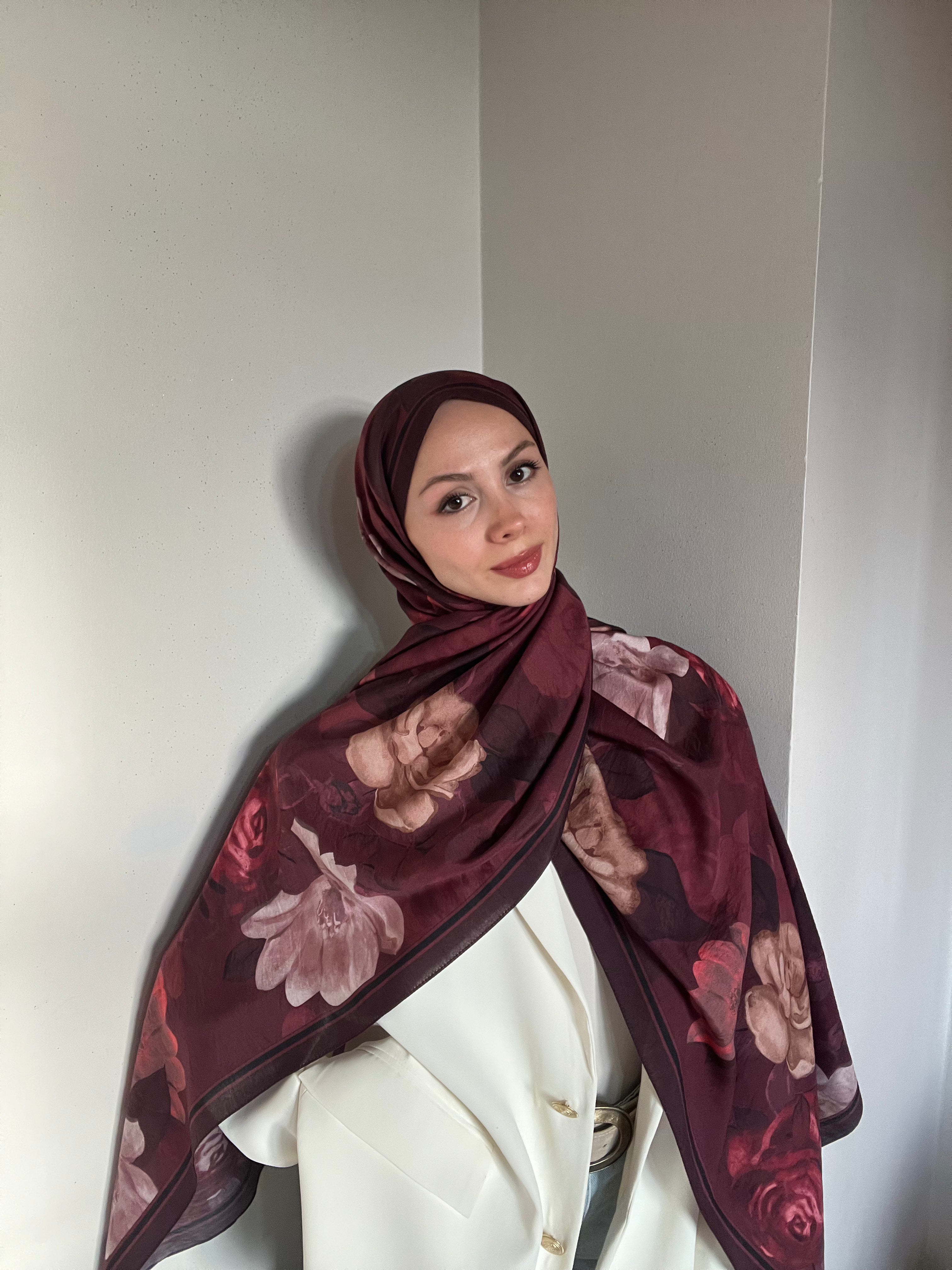 Belli Fresh Lena Şal Bordo 4741