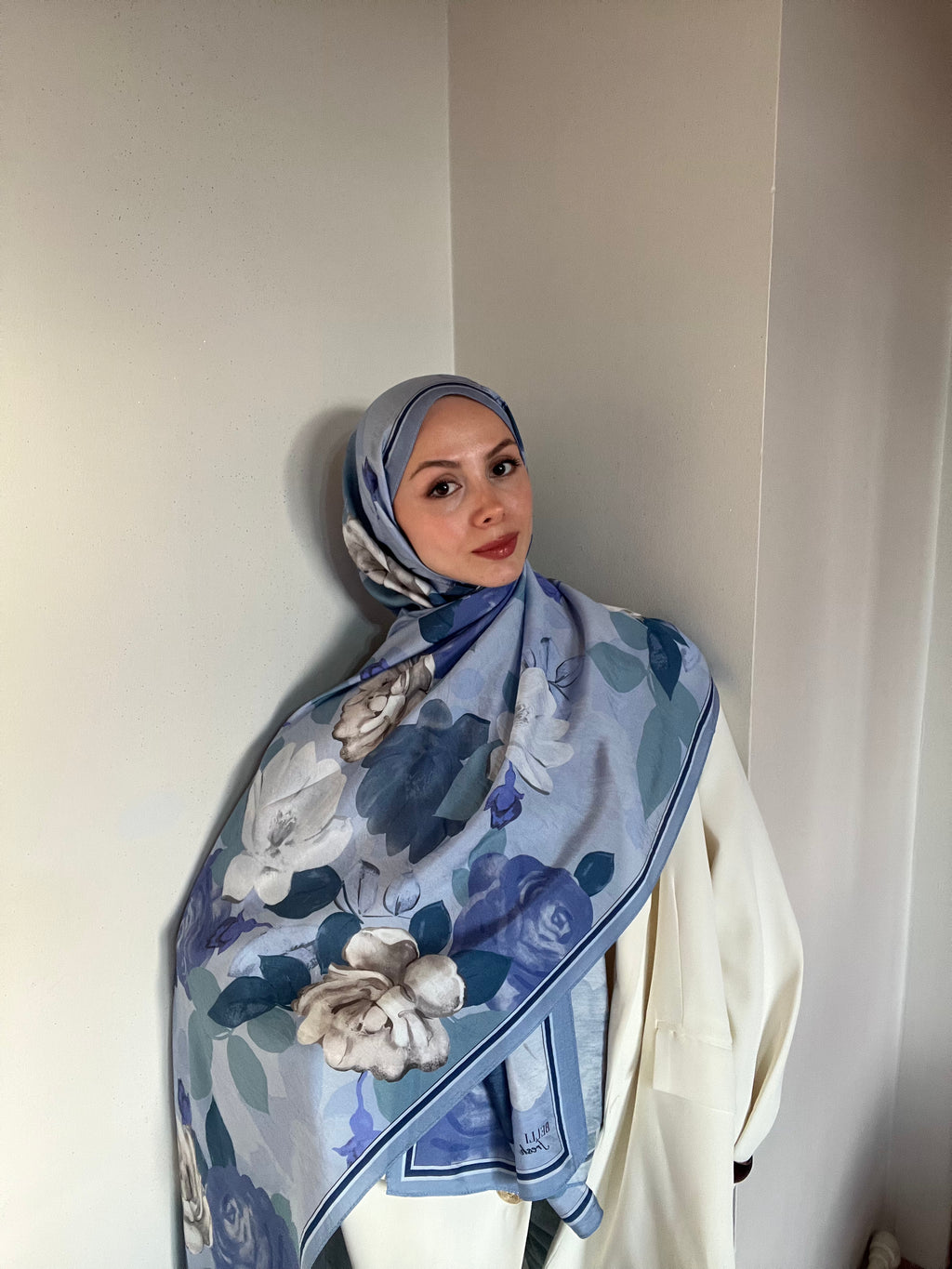Belli Fresh Lena Şal Buz Mavisi 4741