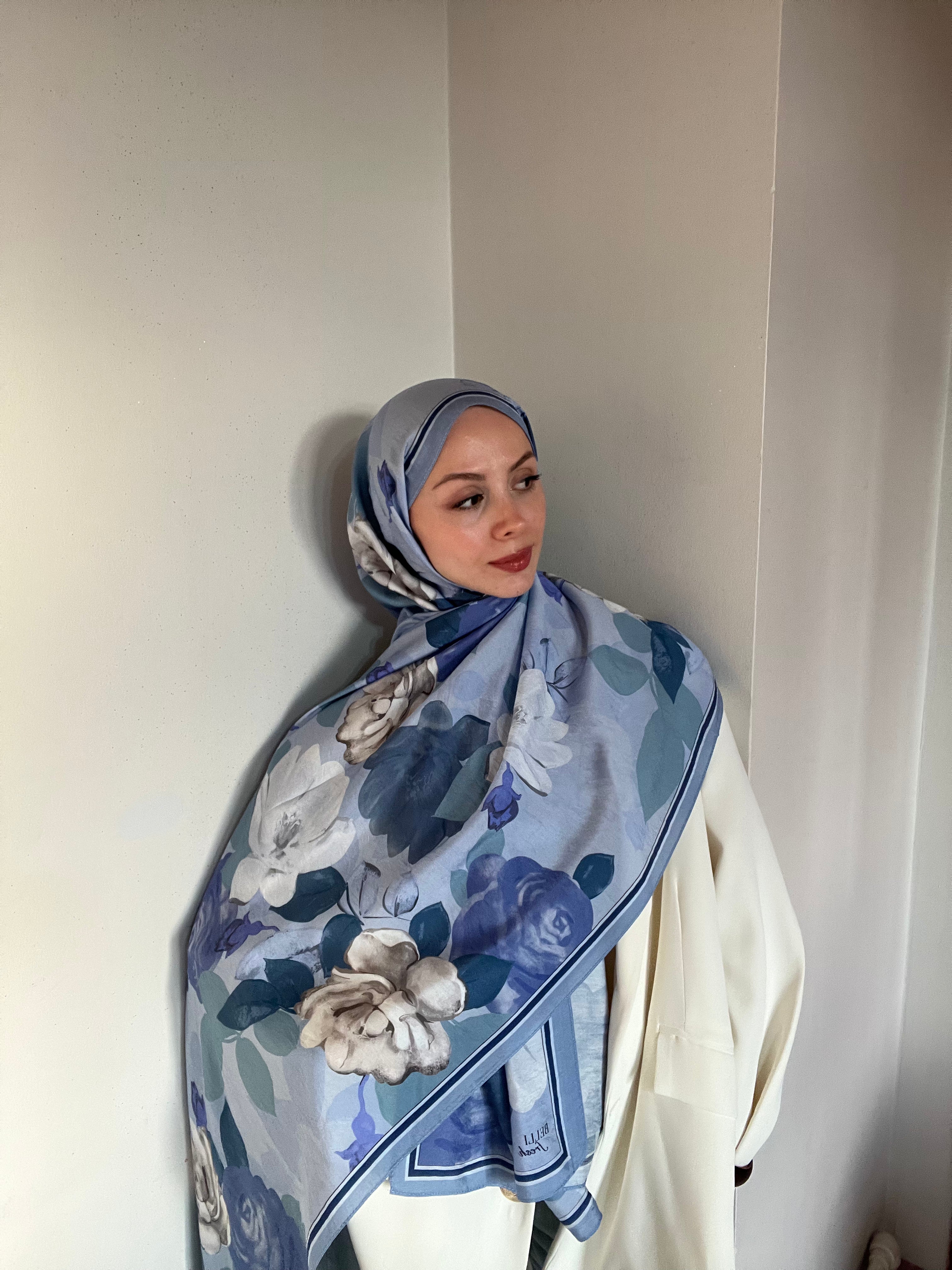Belli Fresh Lena Şal Buz Mavisi 4741