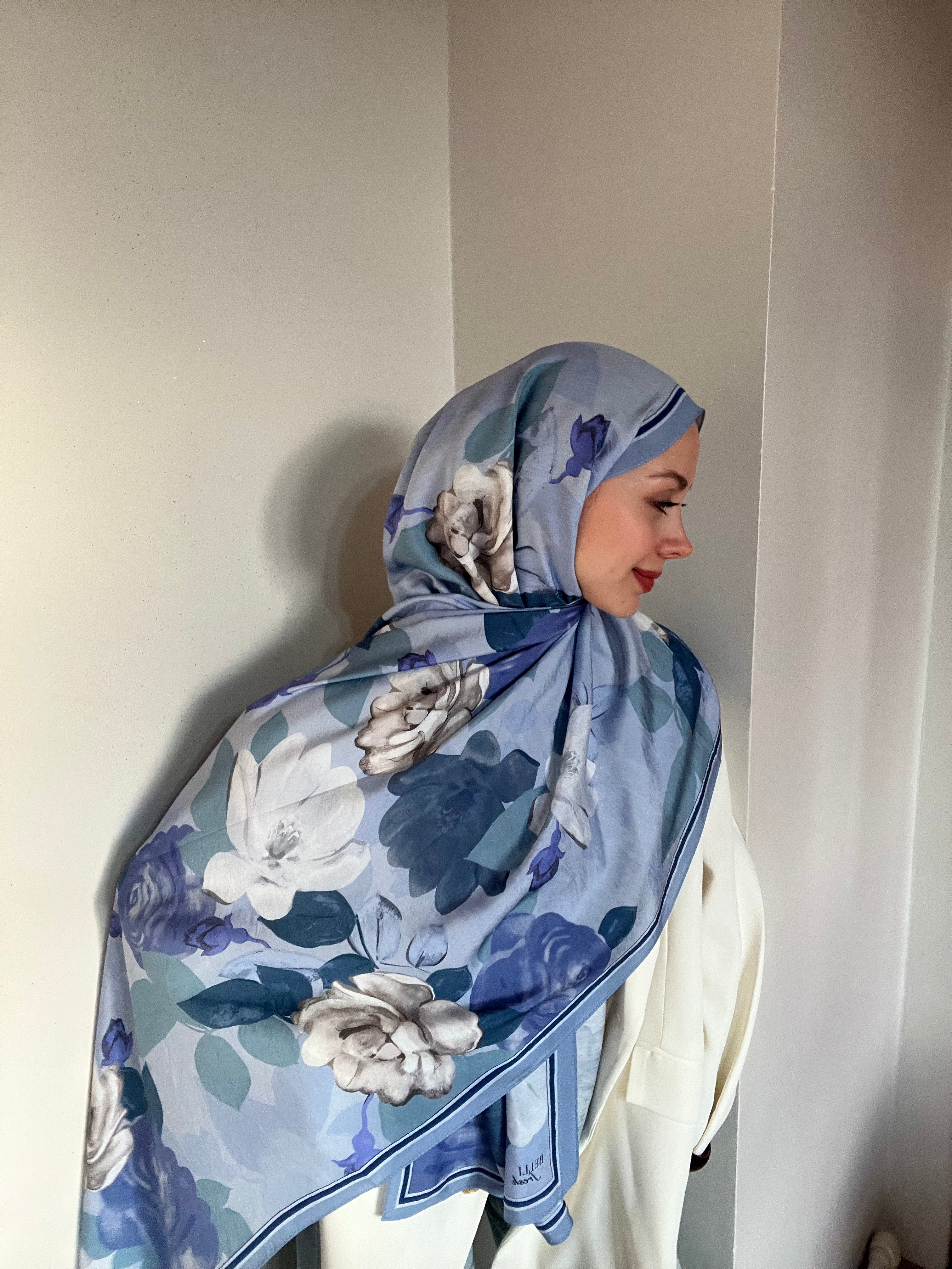 Belli Fresh Lena Şal Buz Mavisi 4741