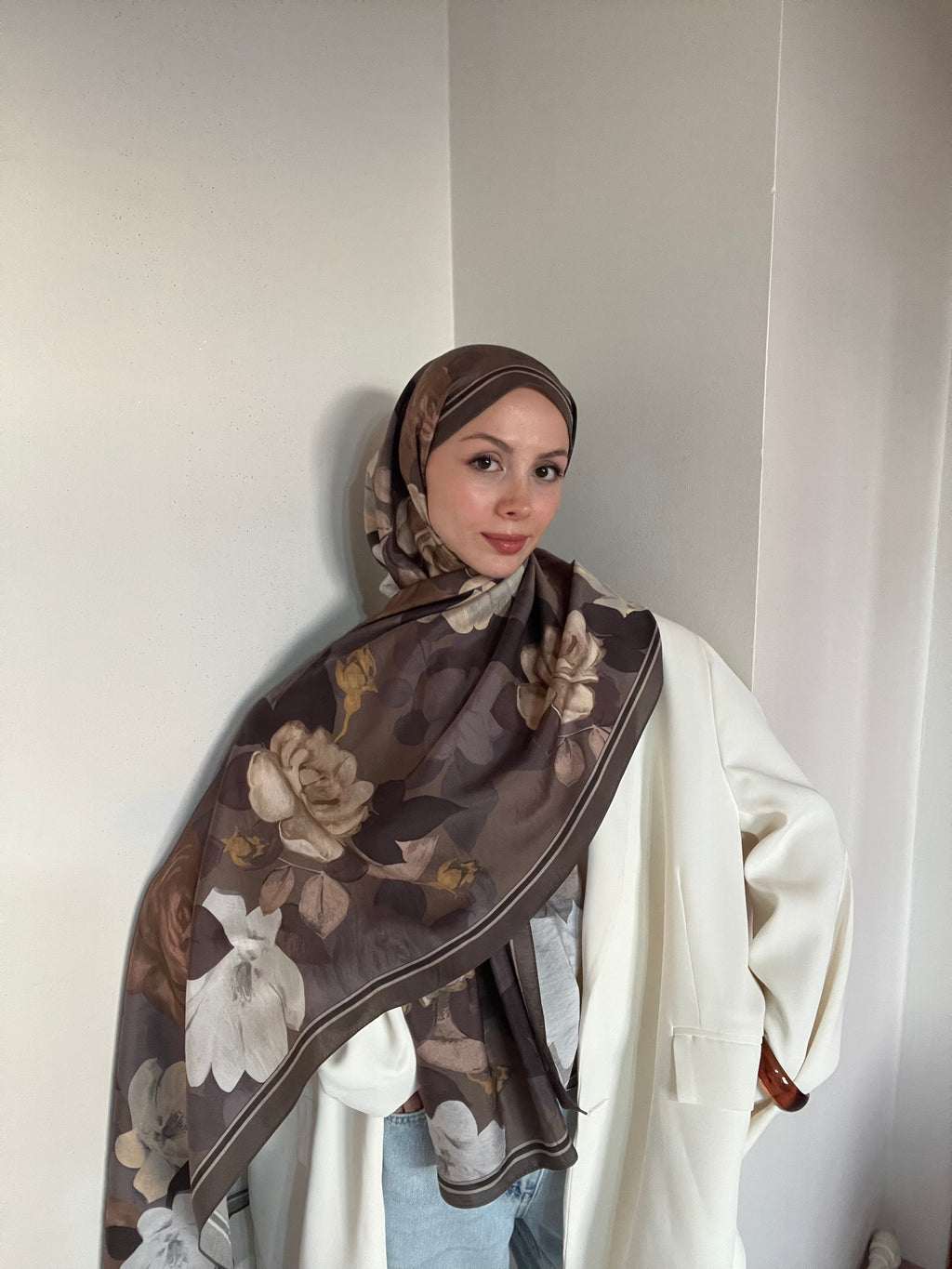 Belli Fresh Lena Şal Kahve 4741
