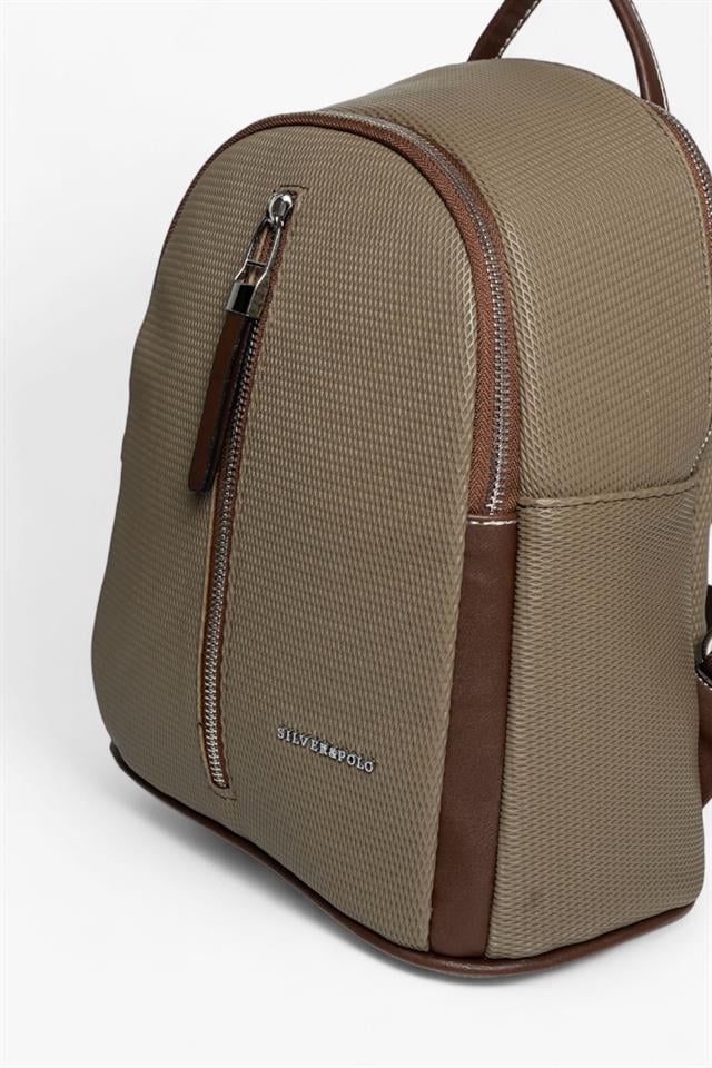 SP901-M86 SİLVER POLO HAKİ KAHVE SIRT ÇANTASI
