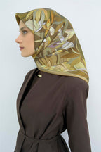 Armine 2026 İlkbahar Yaz Saf İpek Twill Eşarp 9500D 50