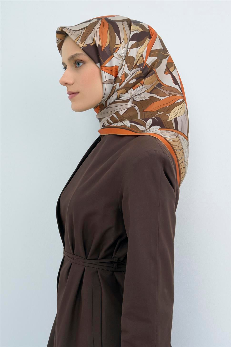 Armine 2026 İlkbahar Yaz Saf İpek Twill Eşarp 9500D 80
