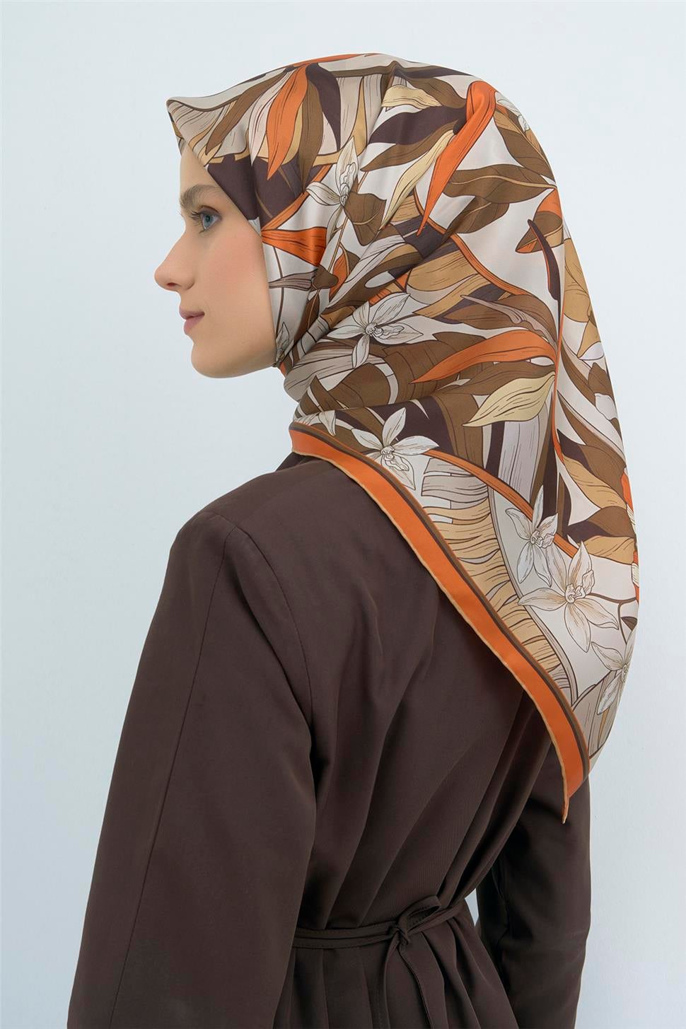 Armine 2026 İlkbahar Yaz Saf İpek Twill Eşarp 9500D 80