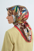 Armine 2026 İlkbahar Yaz Saf İpek Twill Eşarp 9500D 86