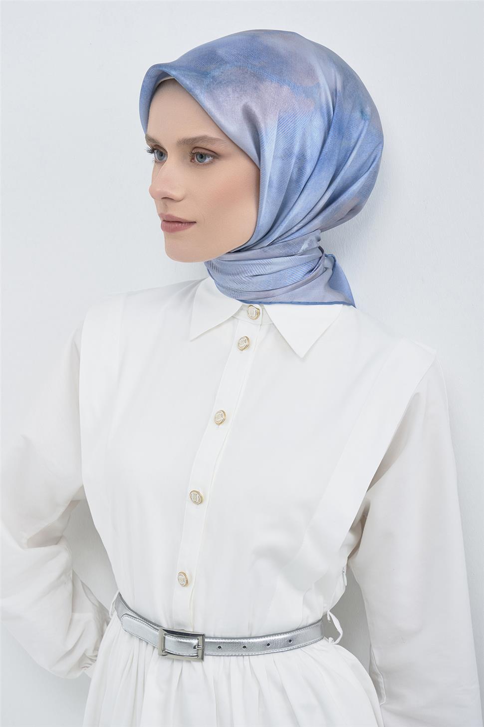 Armine 2026 İlkbahar Yaz Saf İpek Sura Eşarp 9501D 04