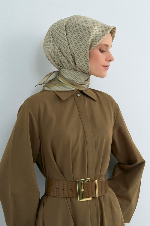 Armine 2026 İlkbahar Yaz Saf İpek Sura Eşarp 9502D 81