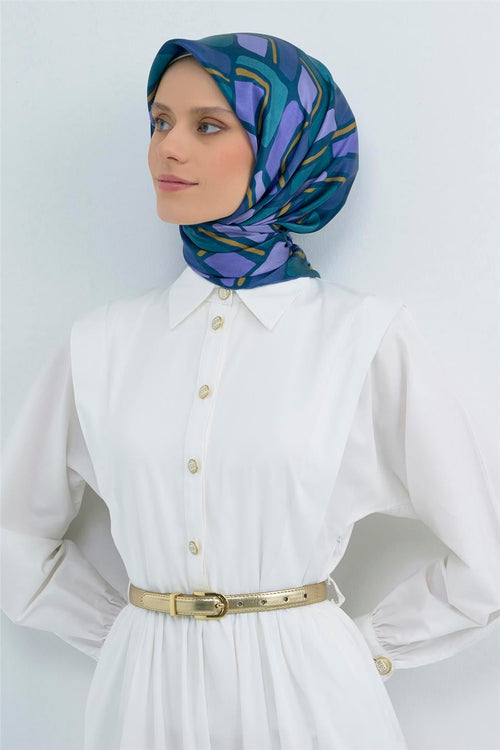 Armine 2026 İlkbahar Yaz Saf İpek Sura Eşarp 9504D 50