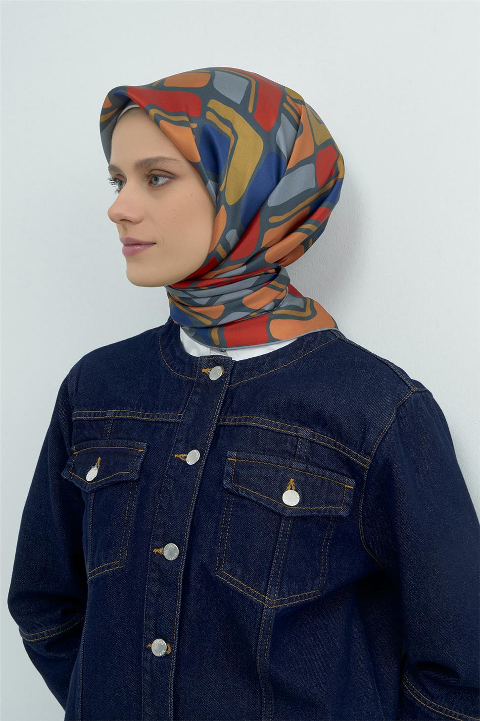 Armine 2026 İlkbahar Yaz Saf İpek Sura Eşarp 9504D 58