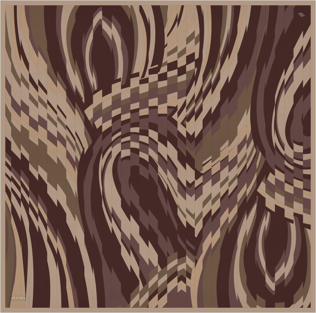 Armine 2026 İlkbahar Yaz Saf İpek Sura Eşarp 9507D 02