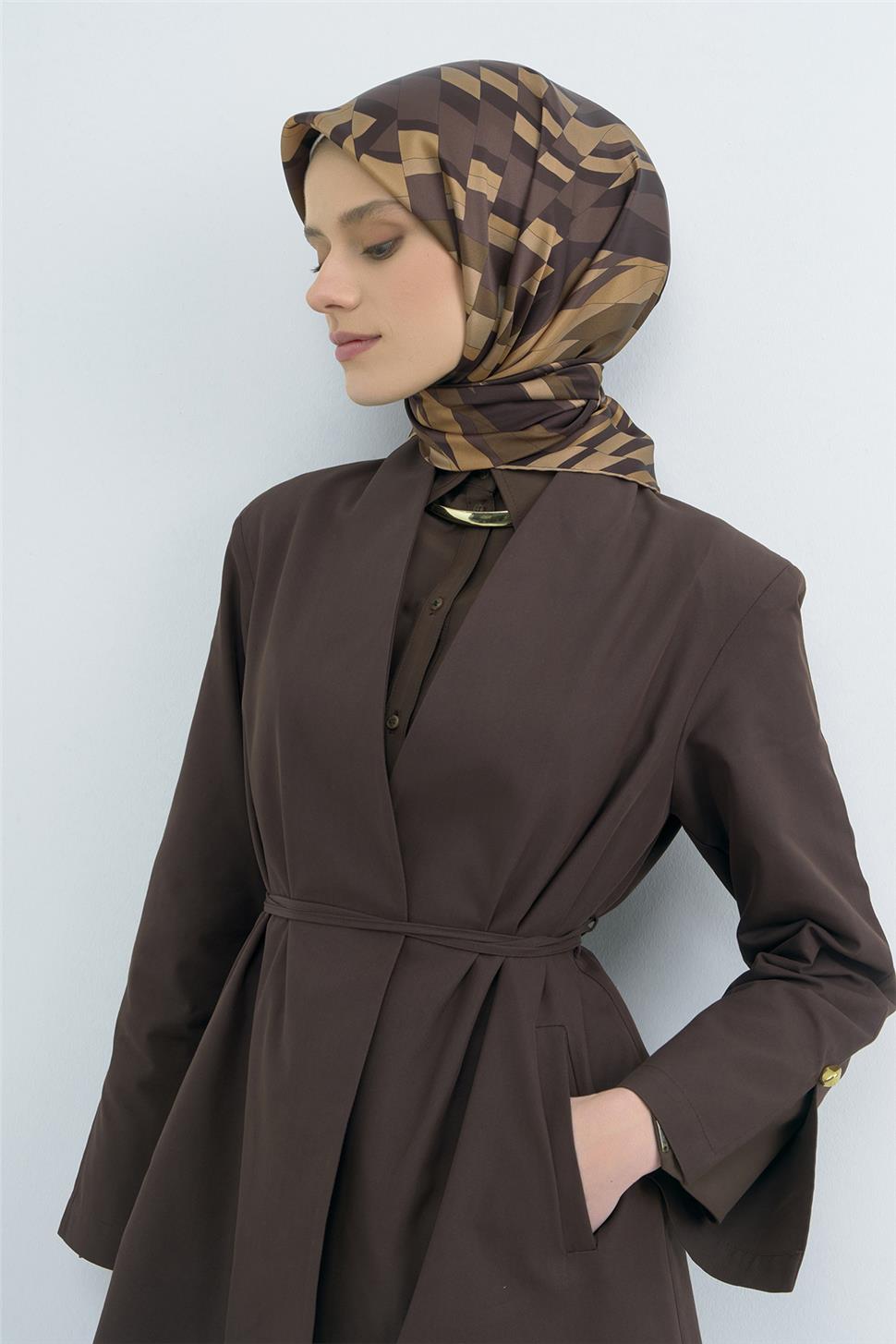 Armine 2026 İlkbahar Yaz Saf İpek Sura Eşarp 9507D 02
