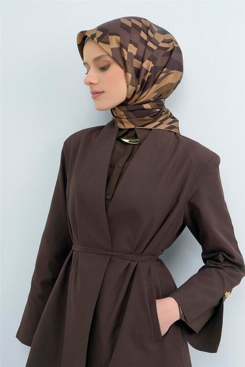 Armine 2026 İlkbahar Yaz Saf İpek Sura Eşarp 9507D 02